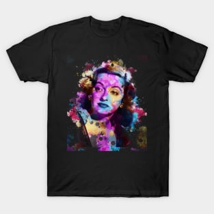 Bette Davis ~ Watercolor Illustration T-Shirt